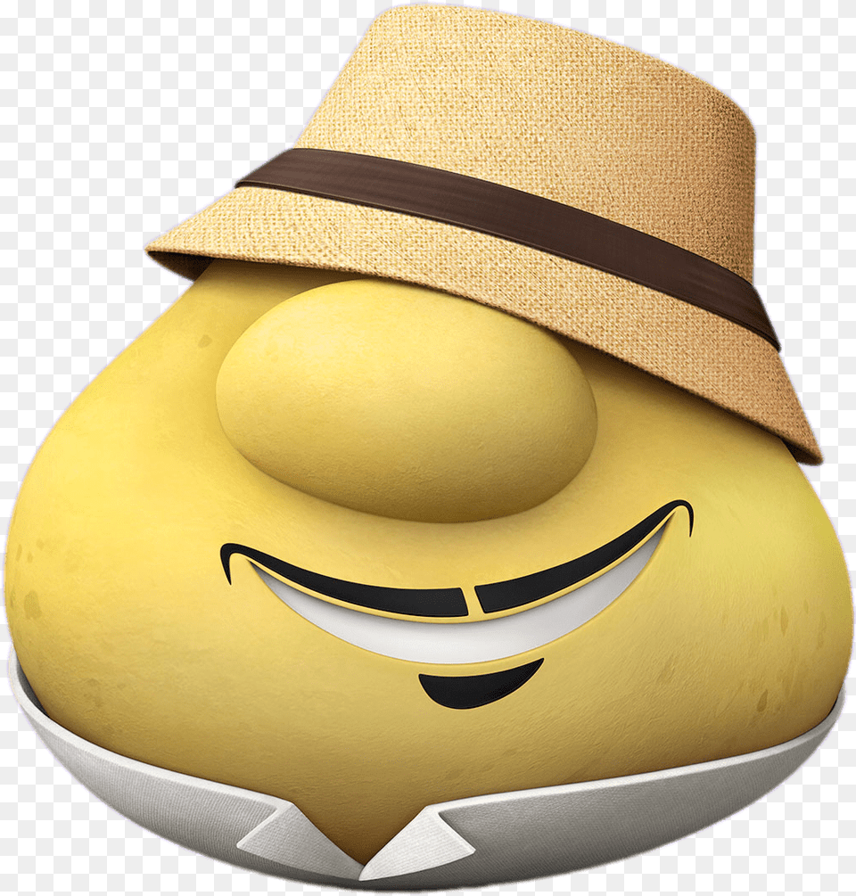 Lunt Smiling Squash Veggie Tales Characters, Clothing, Hat, Sun Hat, Egg Png Image
