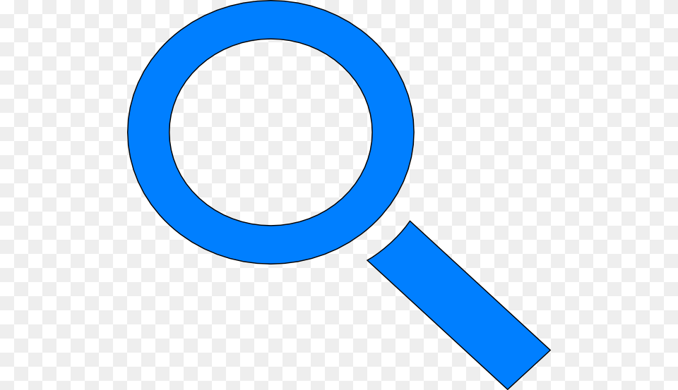 Lupe In Blue Clip Art, Magnifying, Disk Free Png