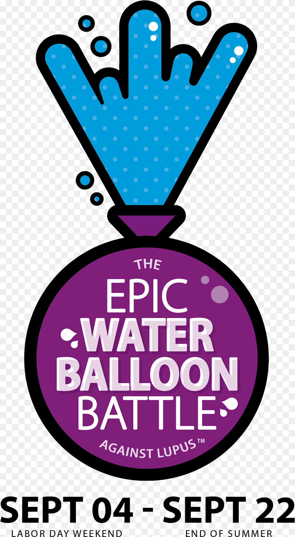 Lupus Water Balloon Battle Language, Advertisement, Poster, Purple, Book Png