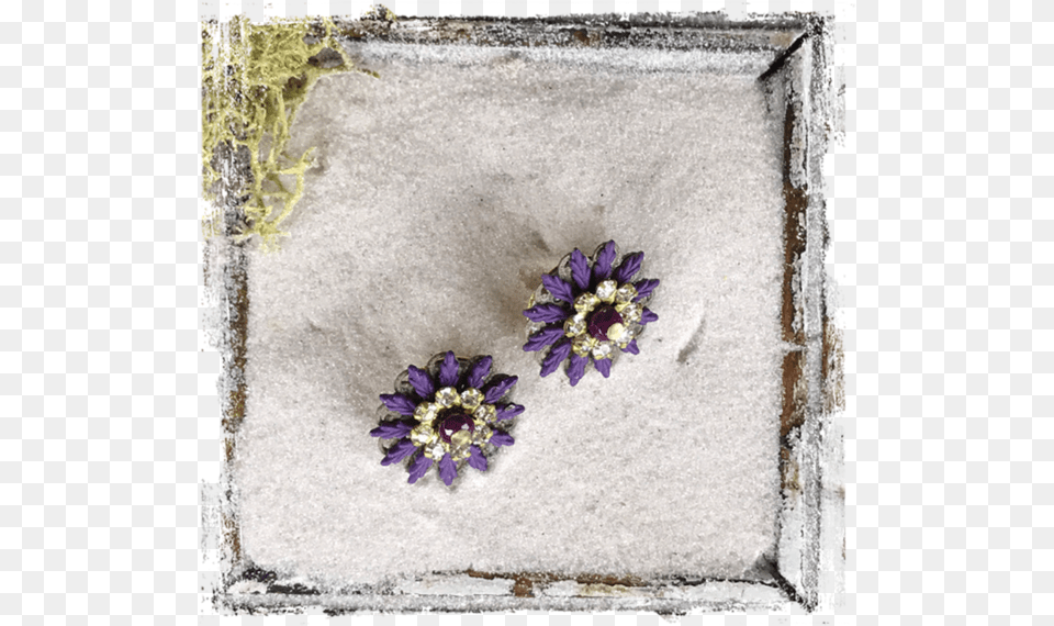 Lush Earrings Ls02 Pansy, Accessories, Pattern, Jewelry, Embroidery Free Png Download