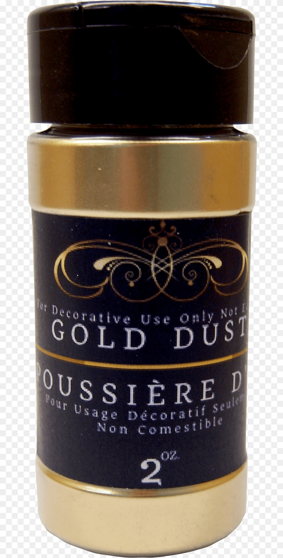 Luster Super Gold Dusting Color 2oz Oil, Alcohol, Beer, Beverage, Bottle Png