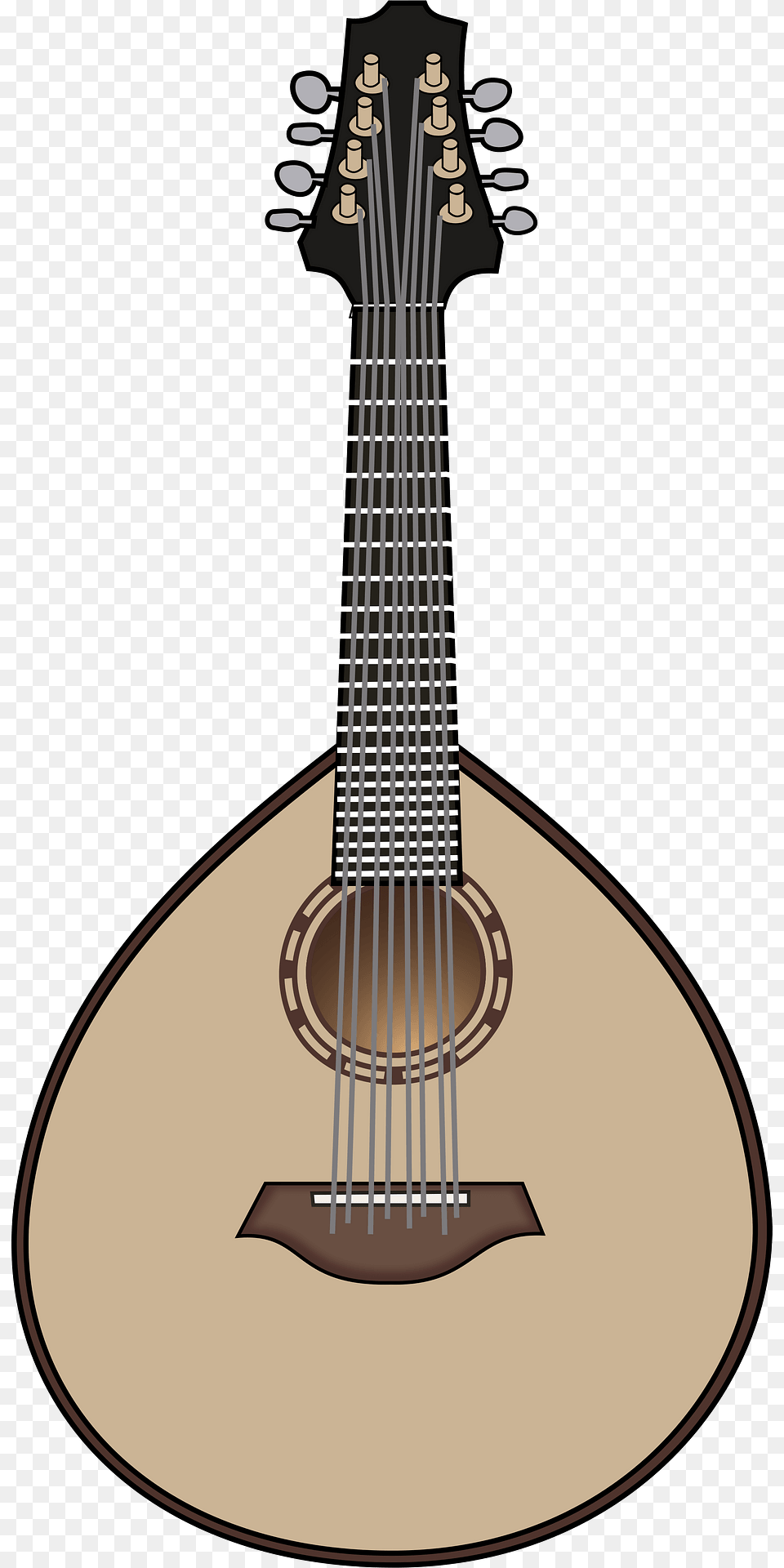 Lute Clipart, Mandolin, Musical Instrument Free Png