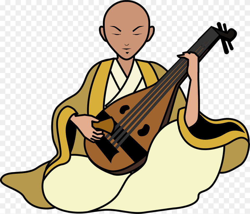 Lute Priests Clipart, Person, Face, Head, Musical Instrument Free Png Download