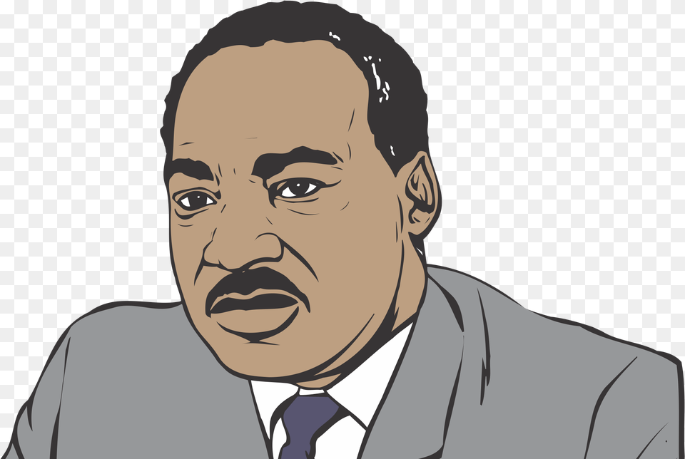Luther King Jr Coloring Pages, Face, Head, Person, Photography Free Png Download