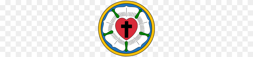 Luther Rose, Cross, Symbol, Logo Png Image