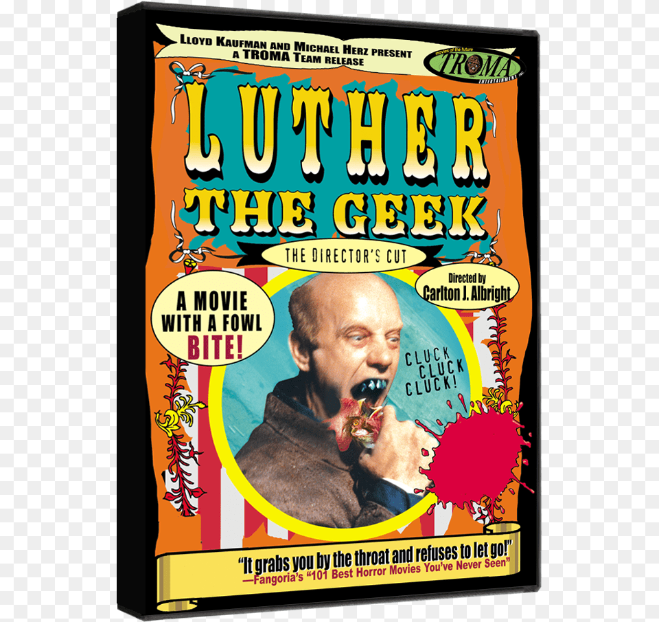 Luther The Geek Dvd, Publication, Advertisement, Book, Poster Free Png Download