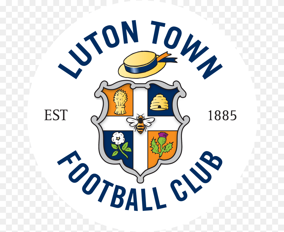 Luton Town Fc, Logo, Armor, Animal, Insect Png Image