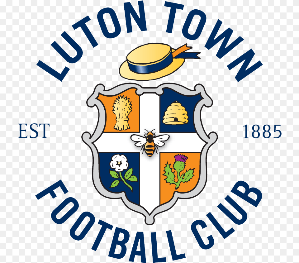 Luton Town Fc, Armor, Shield, Animal, Insect Free Png Download