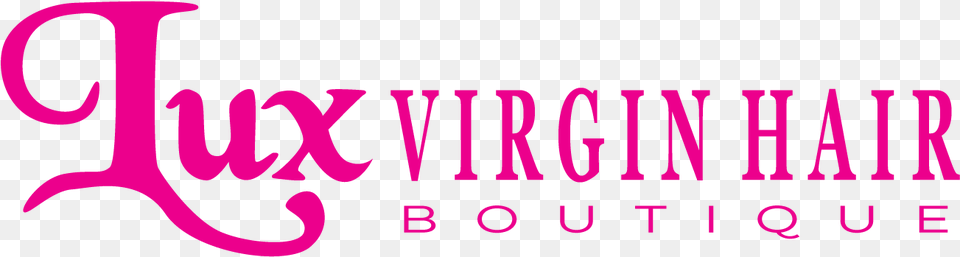 Lux Virgin Hair Logo Pink, Purple, Text Free Transparent Png