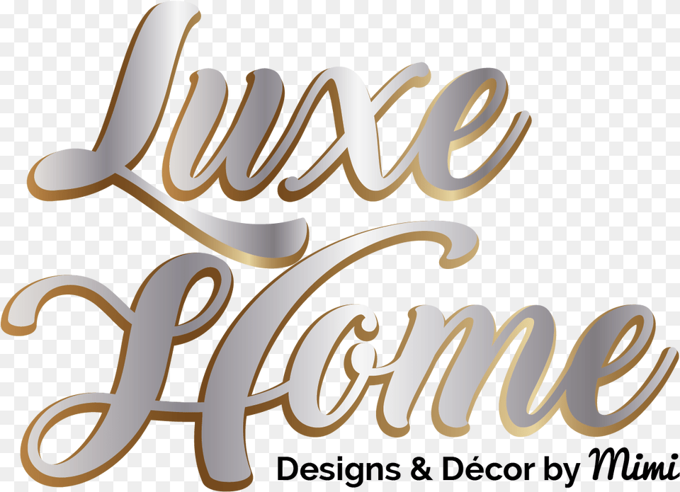 Luxe Home Designs Logo Calligraphy, Handwriting, Text Free Png Download