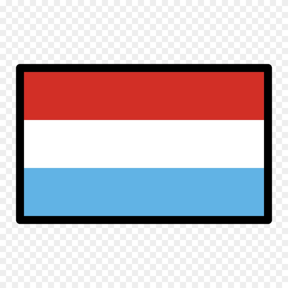 Luxembourg Flag Emoji Clipart, Blackboard Free Png