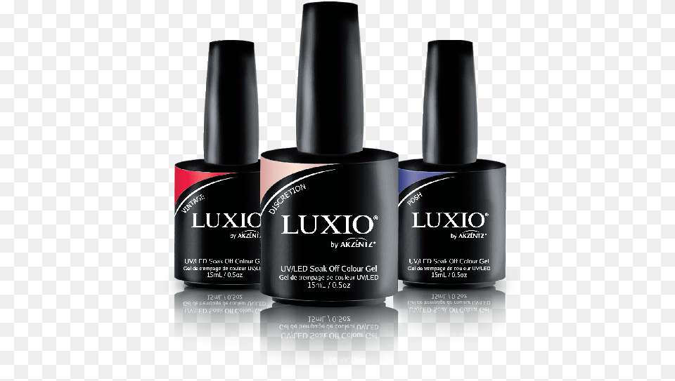 Luxio 3 Luxio Gel Nail Polish, Bottle, Cosmetics, Perfume Png Image