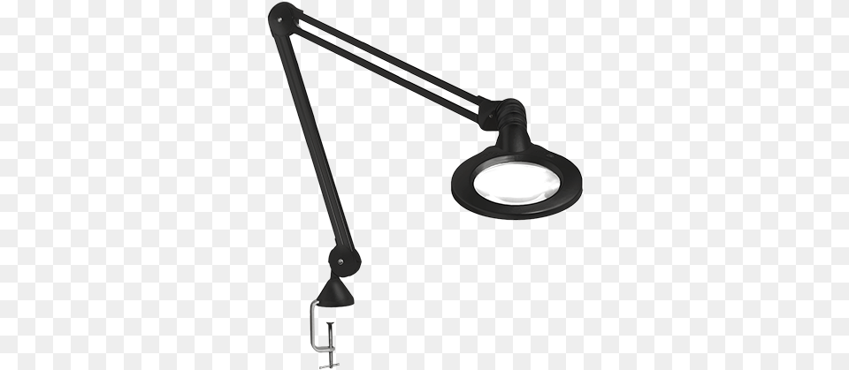 Luxo Kfm Led Magnifier Black Edge Clamp Luxo 5 Dioptrie, Lamp, Lighting Free Png Download