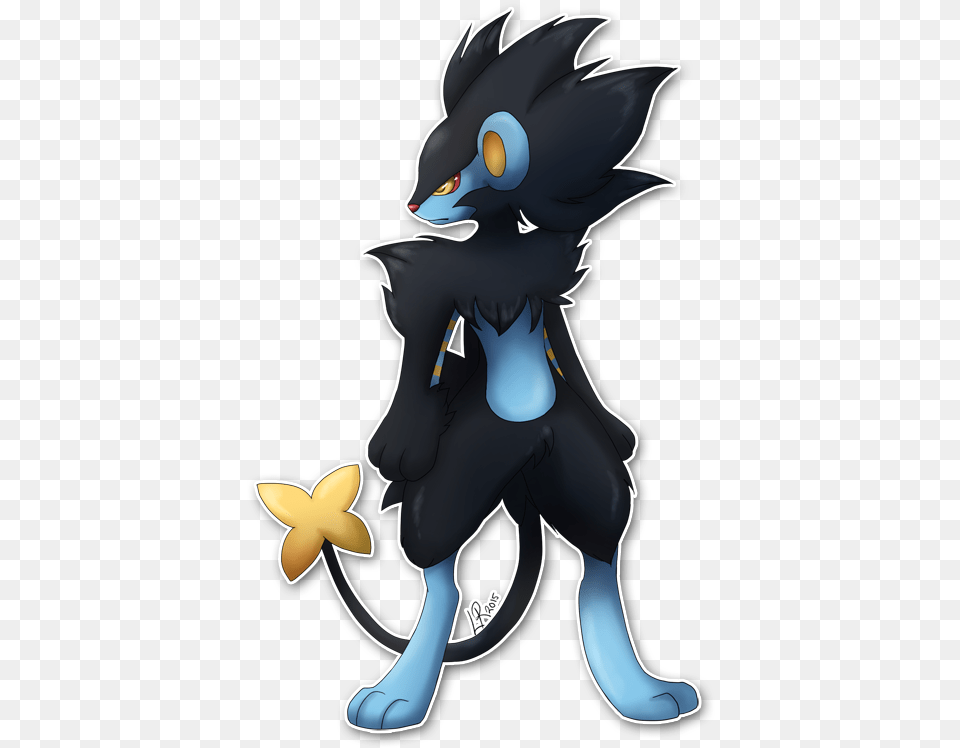 Luxray Anthro Download Lucario And Luxray Fusion, Animal, Bird, Jay, Baby Free Png