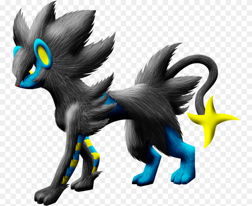 Luxray Pokemon Epic Drawing Original Size Epic Pokemon Drawing, Animal, Bird Free Png Download