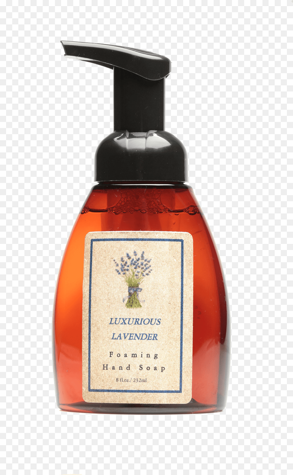 Luxurious Lavender Liquid Hand Soap, Bottle, Cosmetics, Perfume, Lotion Free Png Download
