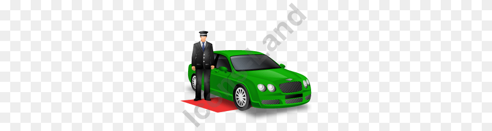 Luxury Car Driver Green Icon Pngico Icons, Wheel, Spoke, Machine, Tire Free Png Download