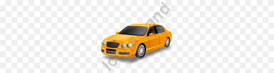 Luxury Car Yellow Icon Pngico Icons, Vehicle, Transportation, Alloy Wheel, Tire Png Image