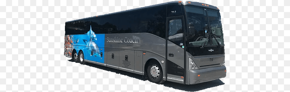 Luxury Coach Bus Group Travel Sunshine Lines Commercial Vehicle, Tour Bus, Transportation Free Transparent Png