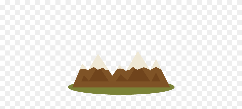 Luxury Mountain Range Clipart Cartoon Mountains Clip Art Pictures, Cocoa, Dessert, Food, Cake Free Png Download