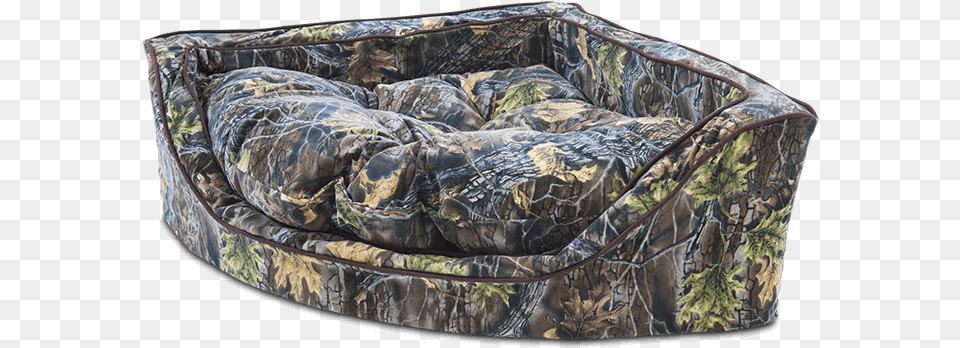 Luxury Overstuffed Corner Dog Bed Camo Dog Bed, Couch, Furniture, Military, Military Uniform Free Transparent Png