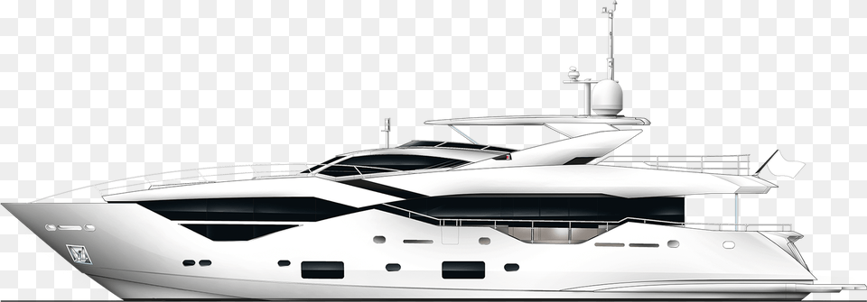 Luxury Yacht Luxury Black Yacht, Transportation, Vehicle, Boat Free Png Download