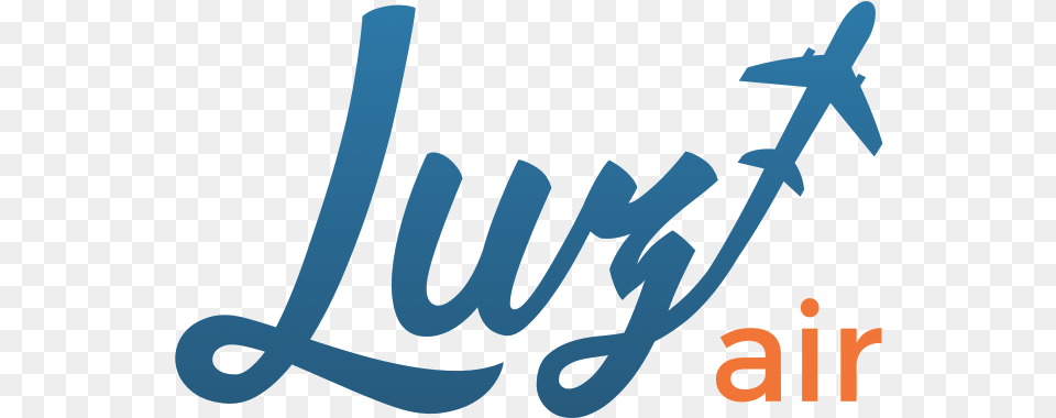 Luz Air Aviation Services Logo Text Calligraphy, Handwriting, Person Free Png Download