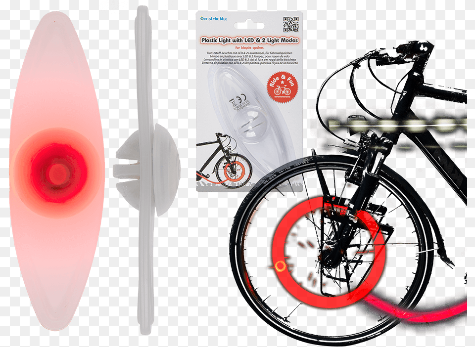 Luz De Plstico Con Led Amp 2 Lmparitas Beleuchtung Fahrrad, Spoke, Machine, Wheel, Vehicle Free Transparent Png