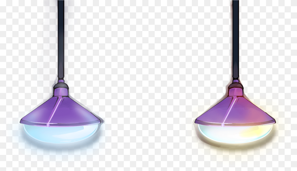 Luz Earrings, Lighting, Purple, Light, Glass Free Png Download