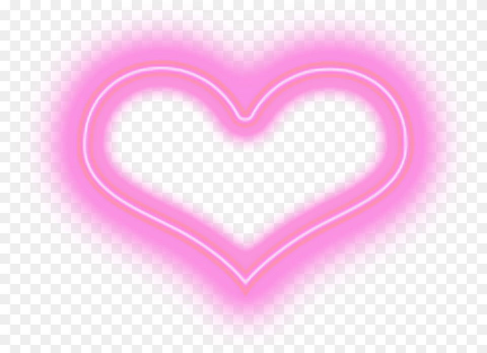 Luzneon Coracaoneon Coracao Heart Neonheartremix Heart, Purple, Plate, Home Decor Png Image