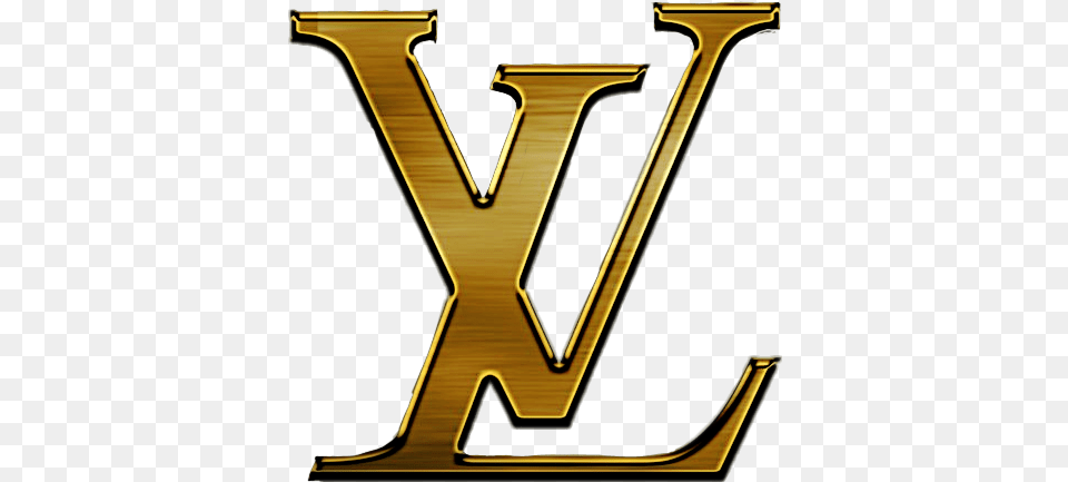 Lv Logo Gold Louis Vuitton Logo Text, Symbol Free Transparent Png