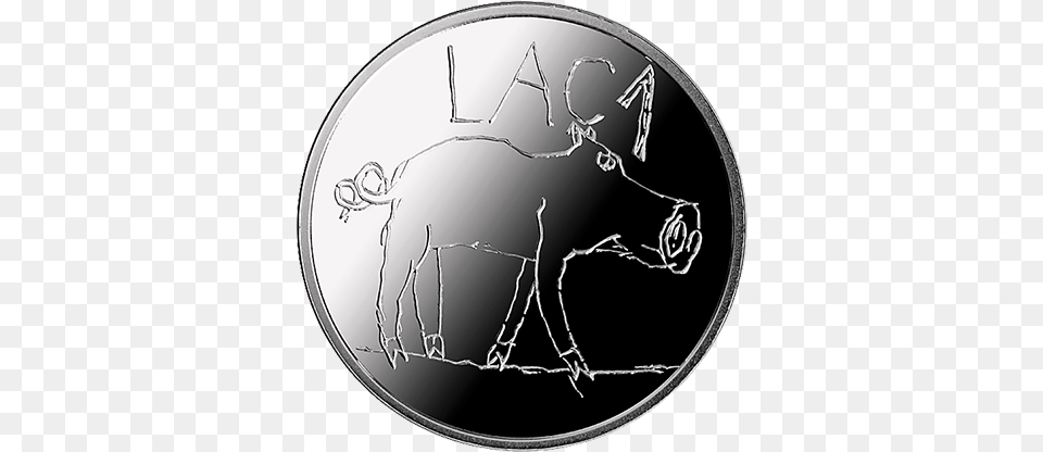 Lv Piglet, Silver, Coin, Money, Disk Free Png Download