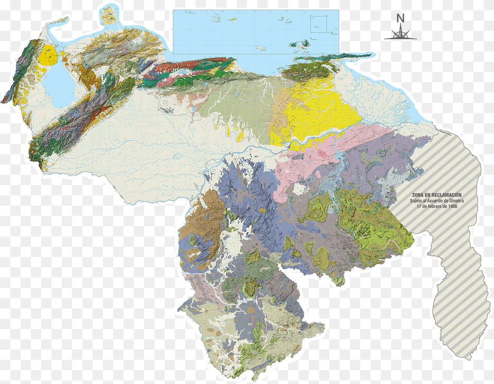 Lxico Estratigrfico De Venezuela, Chart, Map, Plot, Atlas Png