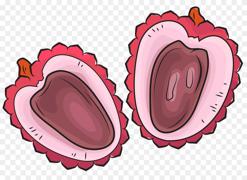 Lychee Cut In Half Clipart, Body Part, Mouth, Person, Dynamite Free Transparent Png