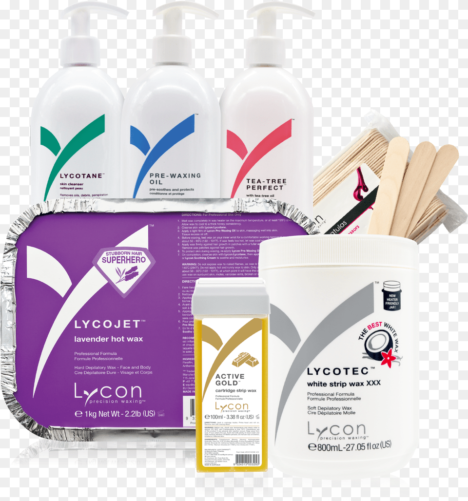 Lycon Lavender Hard Wax, Bottle, Lotion, Cosmetics, Cup Free Png Download