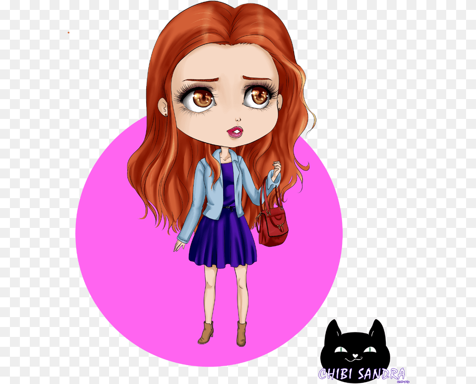 Lydia Chibi By W Hitejaguar Chibi, Book, Publication, Comics, Photography Png Image