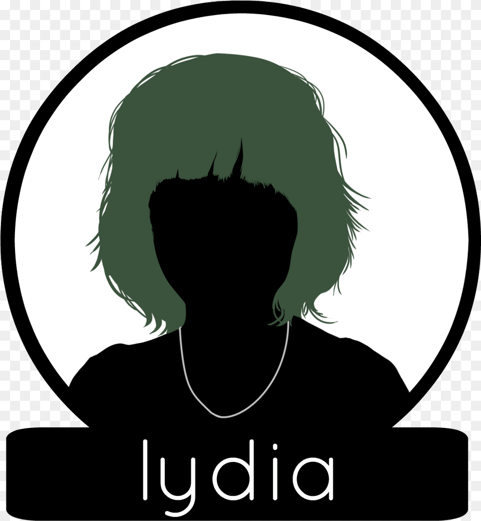 Lydia Circle Bg Label Clip Art, Adult, Female, Logo, Person Png