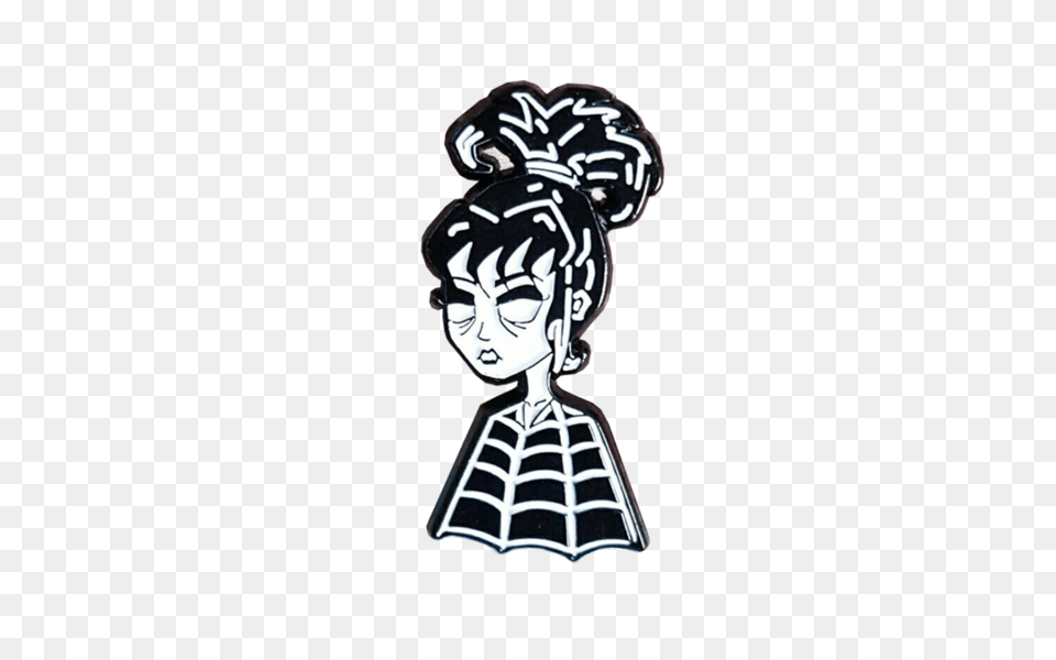 Lydia Deetz Beetlejuice Pin Shittty Stufff, Stencil, Sticker, Baby, Person Free Transparent Png