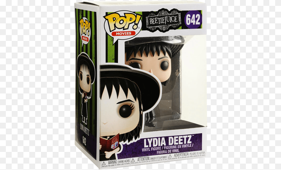 Lydia With Handbook Us Exclusive Pop Vinyl Figure Lydia Deetz Funko Pop, Book, Comics, Publication Free Png Download