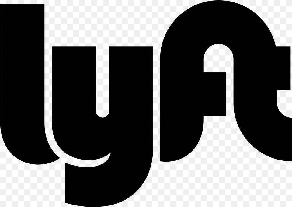 Lyft Logo, Gray Free Png