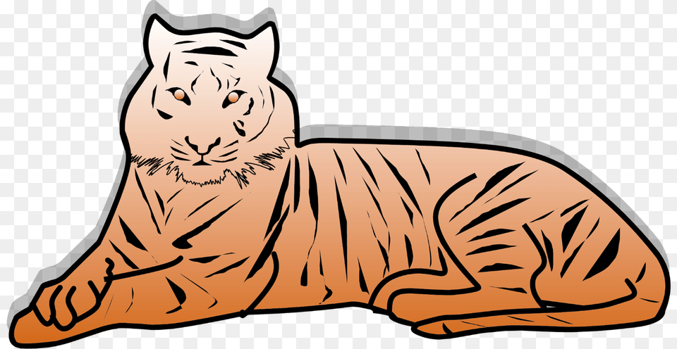 Lying Tiger Clipart, Baby, Person, Face, Head Free Png