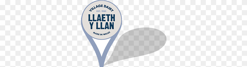 Lyl Google Map Pin Village Dairy Llaeth Y Llan Banana Low Fat Bio Live, Logo, Badge, Symbol, Racket Free Png