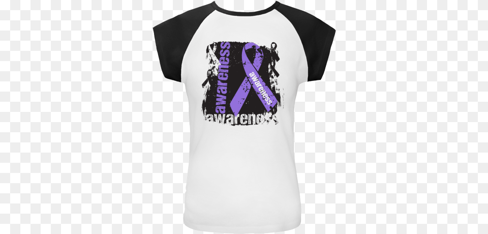 Lymphoma Awareness Cap Sleeve T Shirts Featuring Splatter Breast Cancer Magnet, Clothing, T-shirt, Shirt Free Png