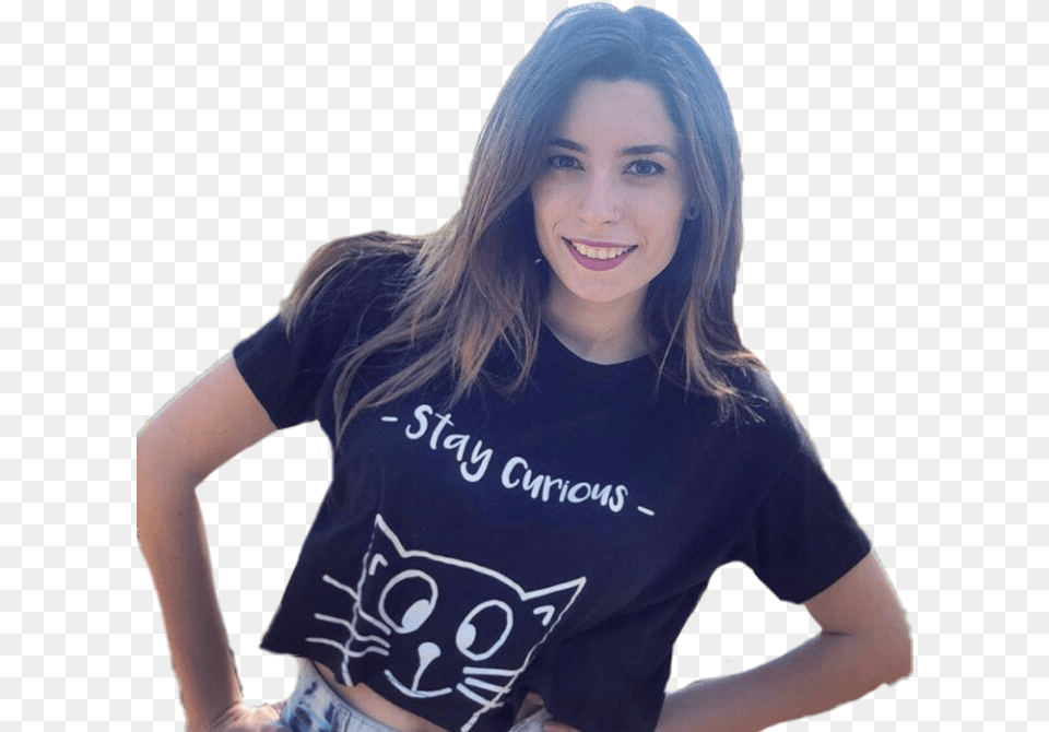 Lynavallejos Lyna Lynaticos Youtuber Youtube De La Youtuber Lyna Vallejos, Adult, T-shirt, Portrait, Photography Free Transparent Png