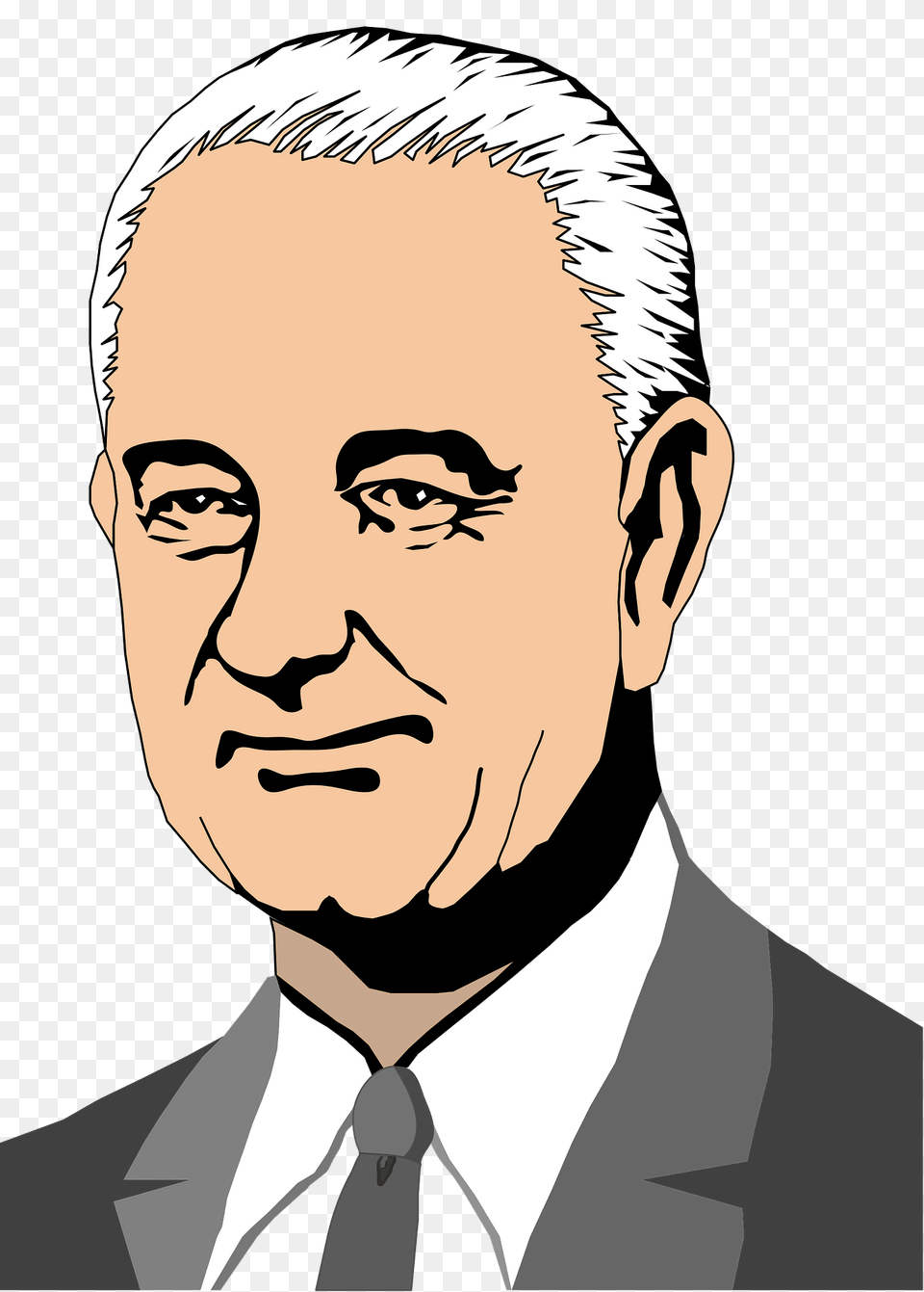 Lyndon B Johnson Clipart, Portrait, Photography, Face, Head Free Png Download
