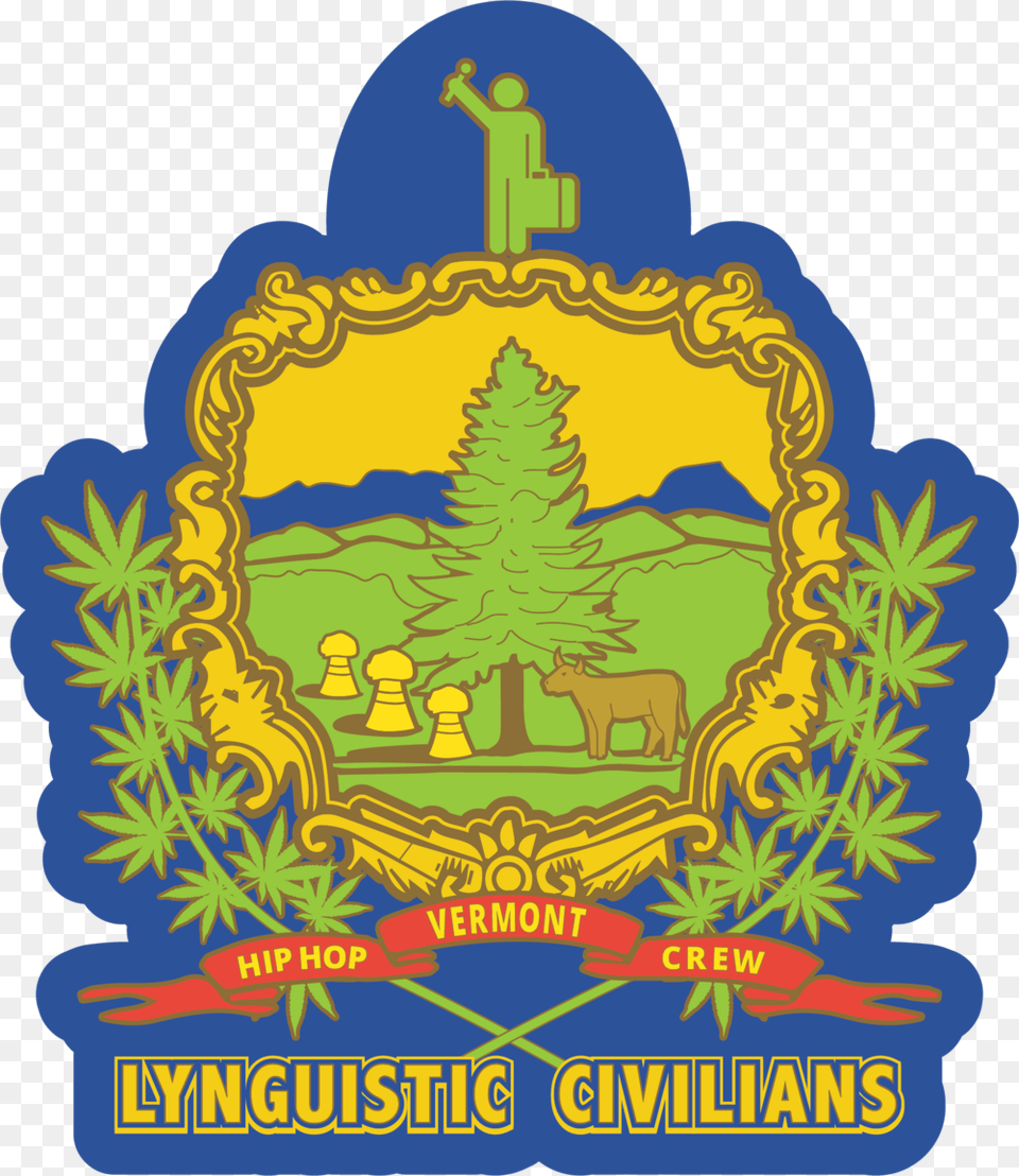 Lyngusitic Civilians Crest Illustration, Plant, Tree, Advertisement, Vegetation Free Png