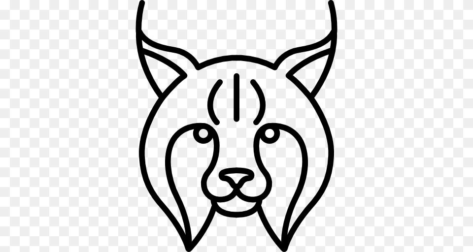 Lynx, Stencil, Logo Free Transparent Png