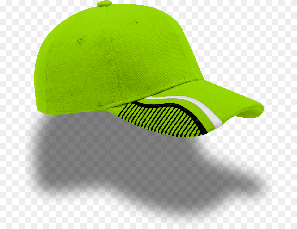 Lynx Display Lime White Black Shadow Baseball Cap, Baseball Cap, Clothing, Hat Free Png