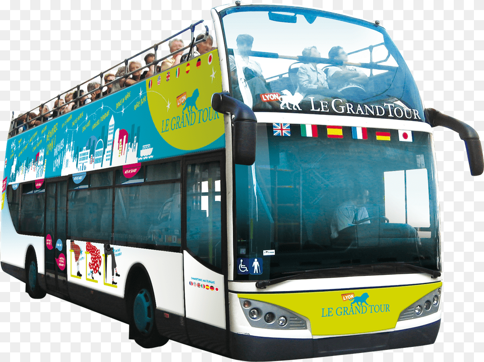 Lyon Le Grand Tour, Bus, Transportation, Vehicle, Tour Bus Png Image