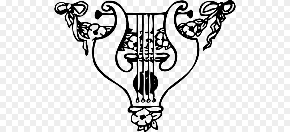 Lyre And Garland Clip Art, Musical Instrument, Adult, Wedding, Person Png Image
